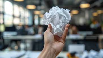 Free Hand Holding Paper Image - Office, Stress, Creativity | Download ...
