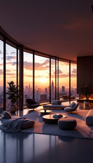 Picture of 24 Penthouse Design Ideas for Modern Urban Luxe Vibes