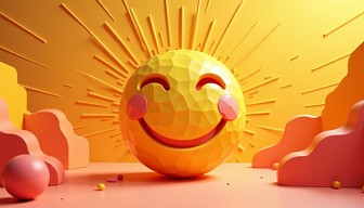 Free Radiant Smiling Sun Image - Sun, Smile, Yellow | Download at StockCake