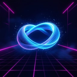 Infinity Loop Hdr Free Neon Infinity Loop Image - Cyberpunk, Holographic, Neon | Download ...