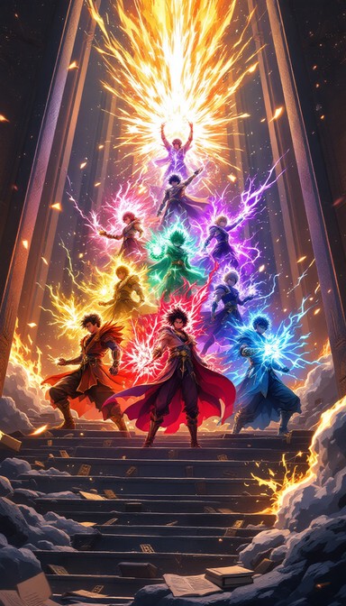 Free Elemental Anime Warriors Image - Anime, Manga, Battle | Download ...