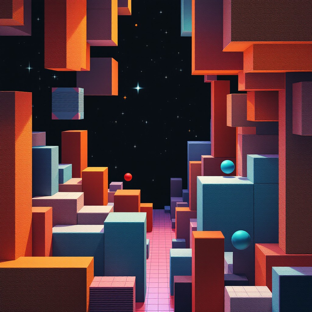 Retrow Gaming Block Free Neon Gaming Blocks Image - Retro, Geometric, Pixelart | Download ...