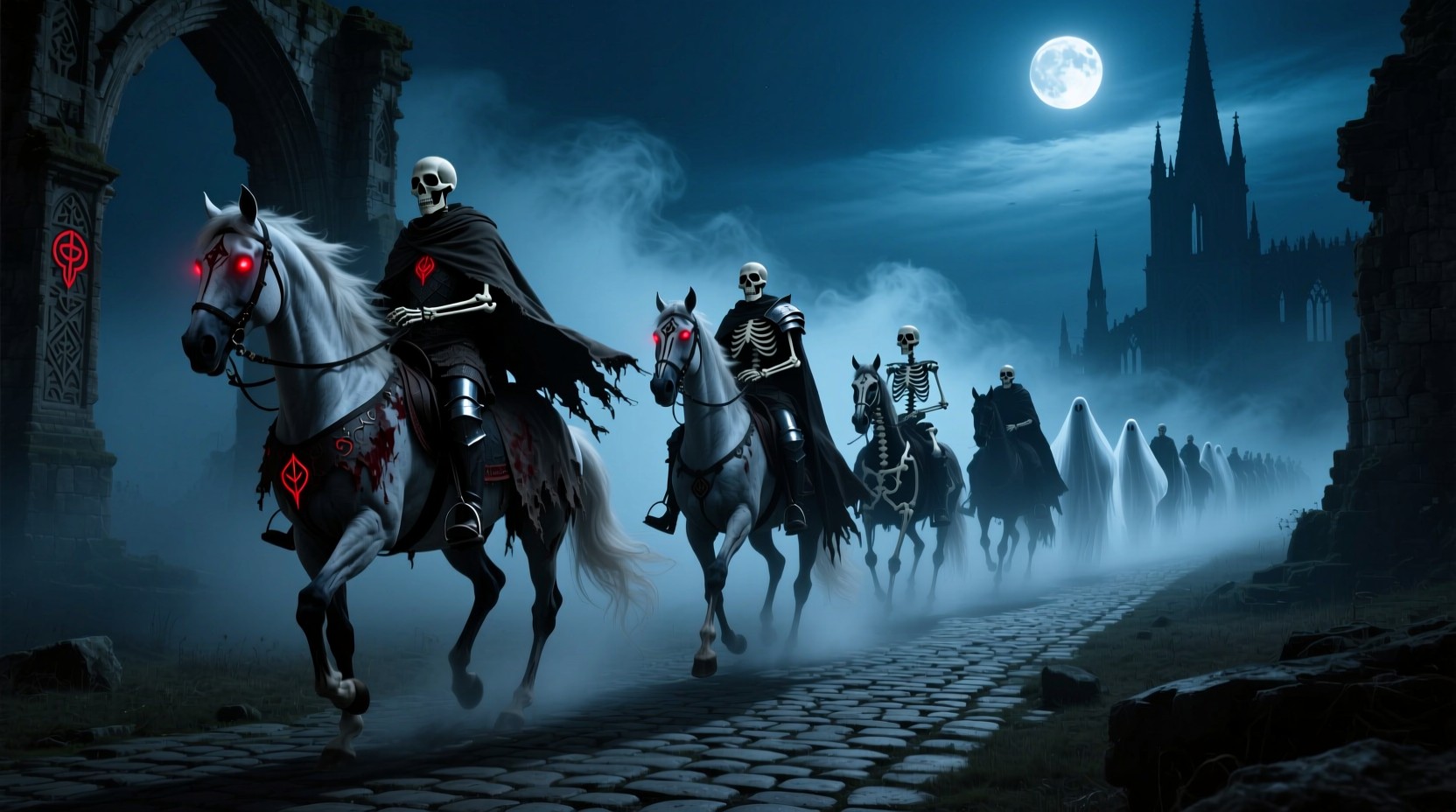 Phantom Riders Mc Free Midnight Phantom Riders Image - Horsemen, Spectral, Undead ...