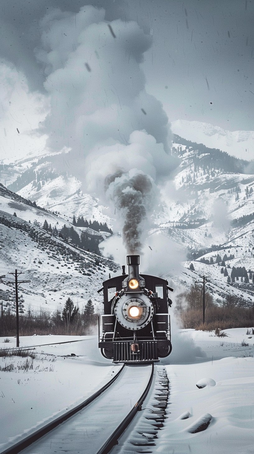 Snow Train Ride Free Snowy Train Ride Image - Train, Snow, Winter | Download at StockCake
