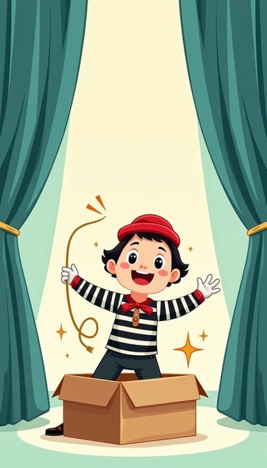 Free Playful Box Surprise Image - Mime, Pantomime, Performer | Download ...
