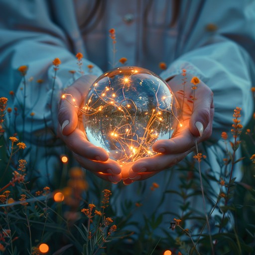 Free Glowing Orb Held Image | Download at StockCake