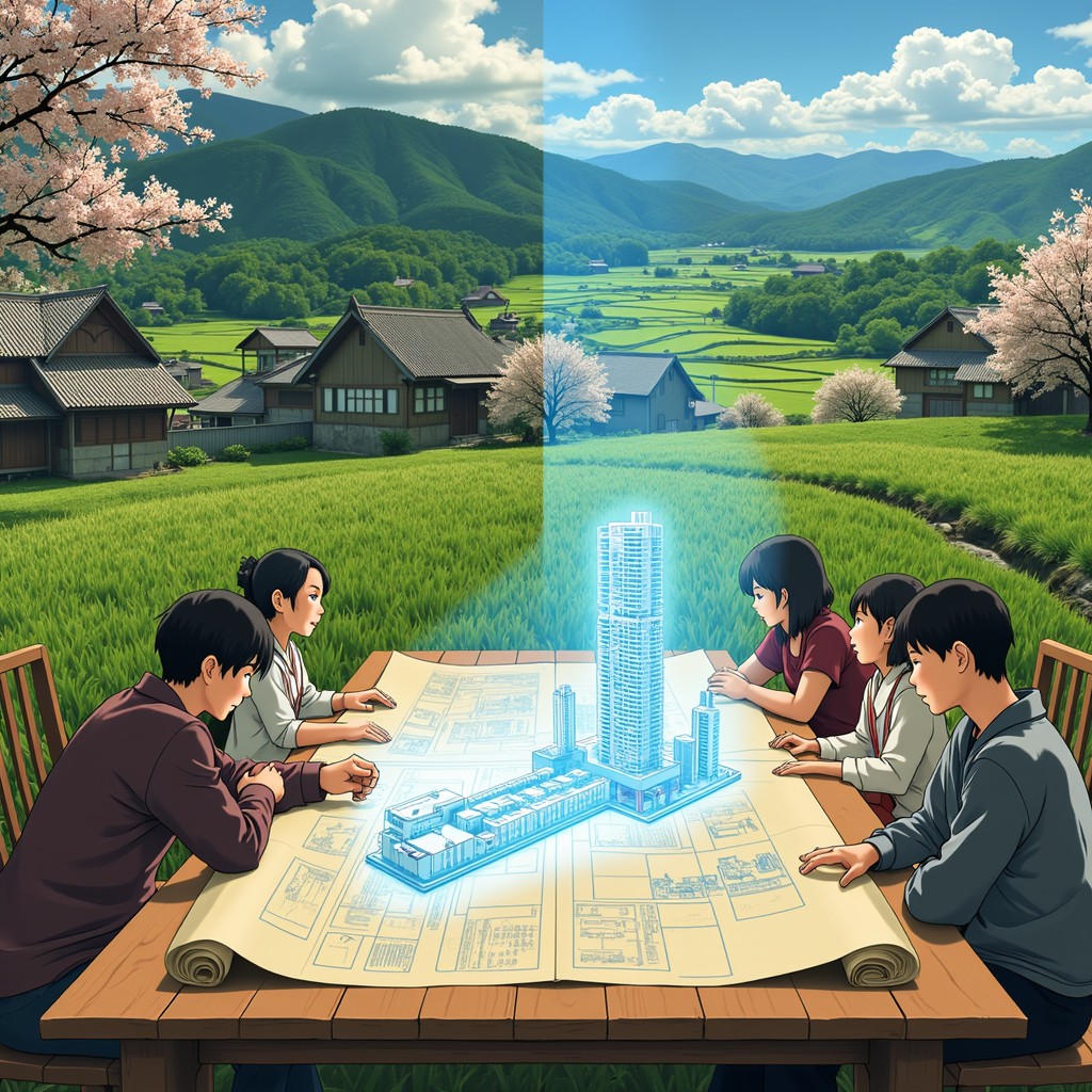Free Rural Japan Reimagined Image - Anime, Rural, Japanese | Download ...