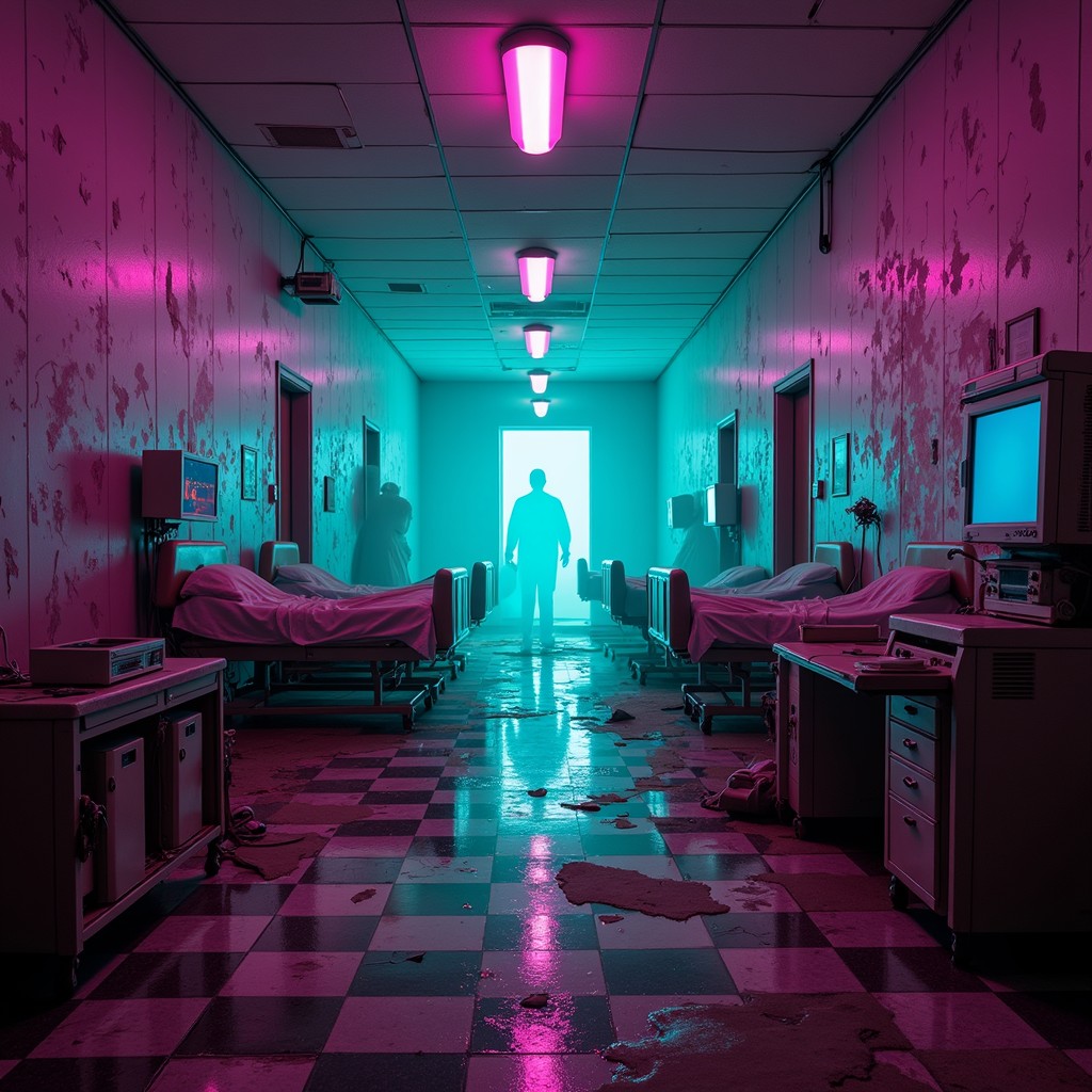 Free Neon Asylum Corridor Image - Cyberpunk, Asylum, Neon | Download at ...