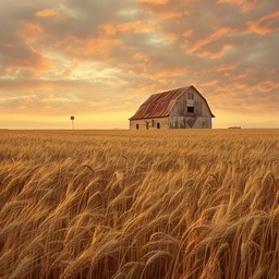 Free Rustic Sunset Barn Image - Barn, Sunset, Wheat | Download at StockCake