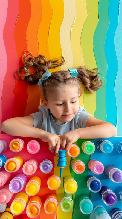 Free Colorful Creative Play Image - Colorful, Creativity, Girl ...