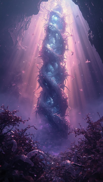 Free Luminous Alien Landscape Image - Bioluminescent, Alien, Cyan ...