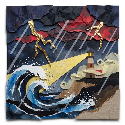 Free Stormy Lighthouse Beacon Image - Lighthouse, Storm, Waves ...
