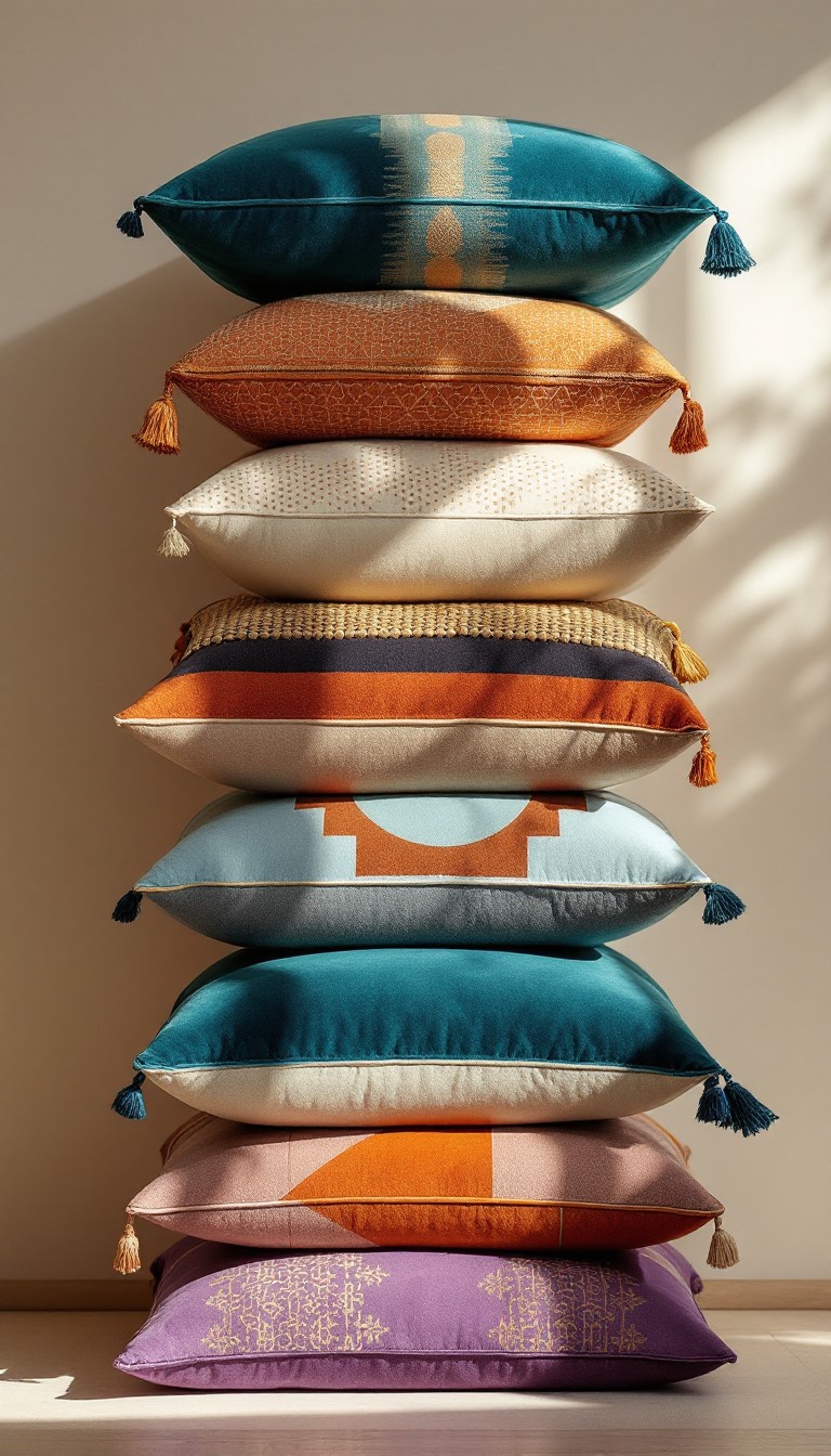 Free Luxurious Pillow Stack Image - Pillows, Cushions, Teal | Download ...