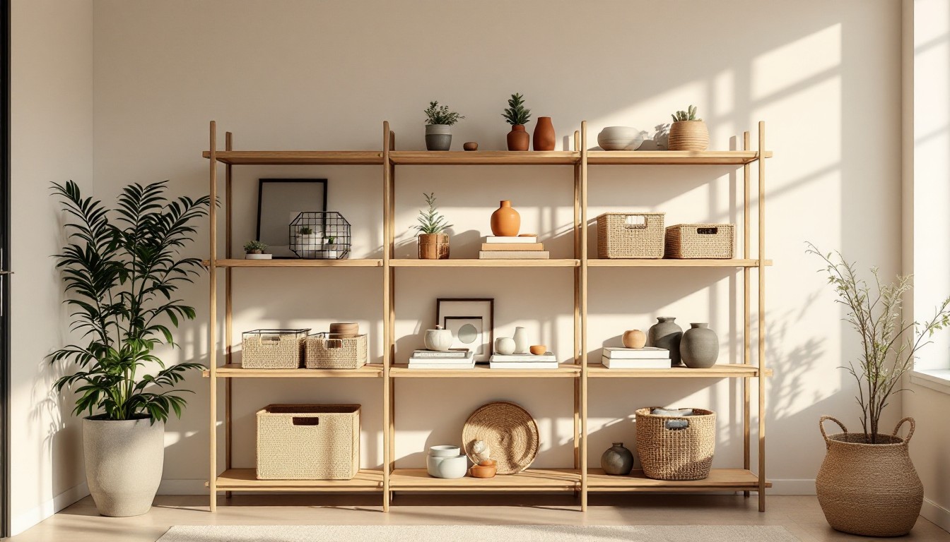 Free Minimalist Shelf Styling Image - Shelving, Storage, Organization ...