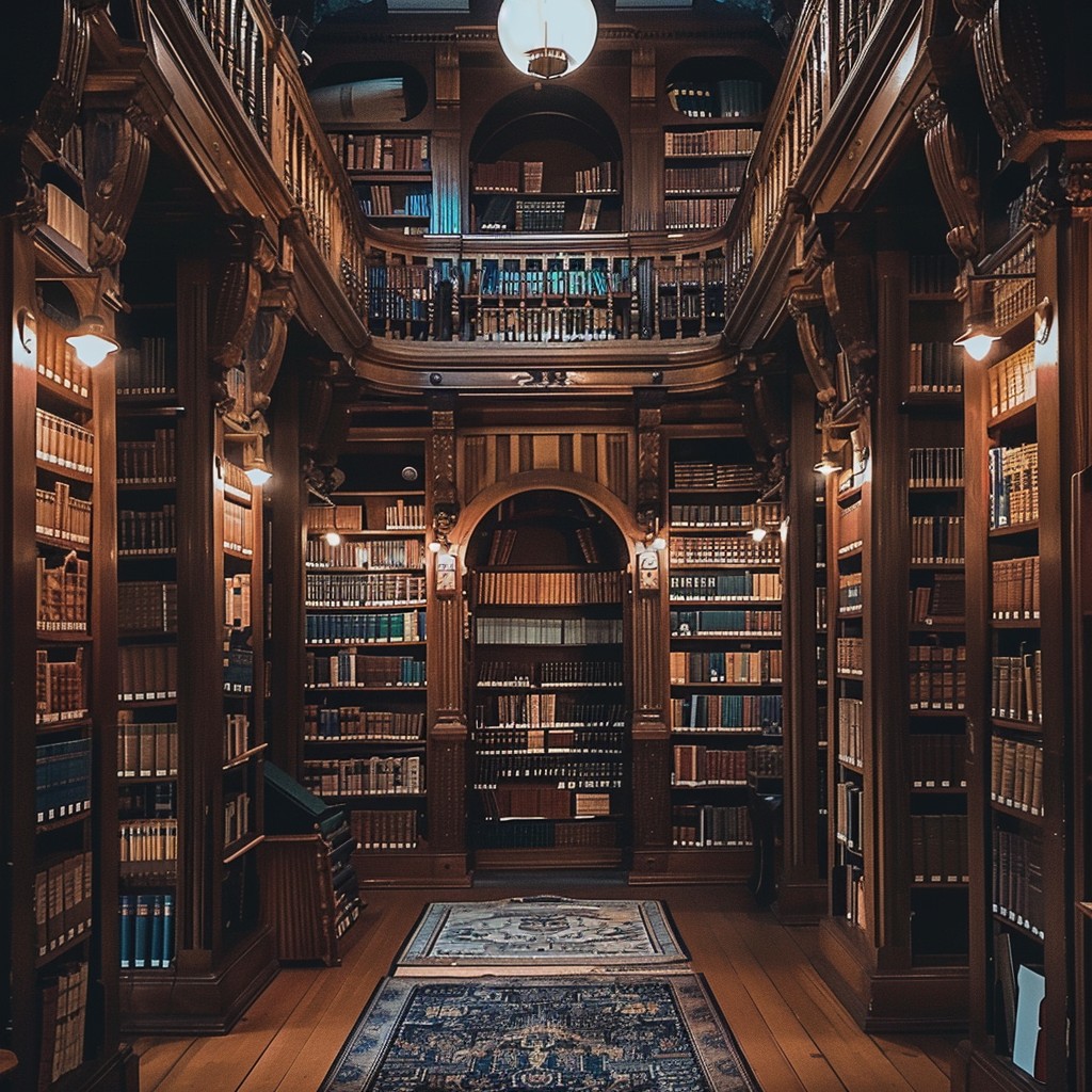 Free Elegant Library Interior Image - Library, Books, Wooden | Download ...