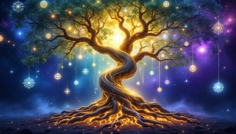 Free Cosmic Tree Glows Image - Tree, Cosmic, Magical | Download at ...