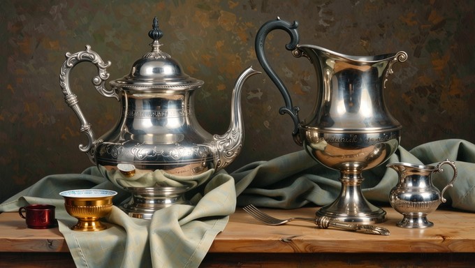 Free Antique Silver Vessels Image - Silver, Vessels, Teapot | Download ...