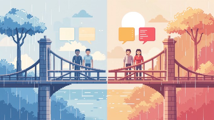 Free Dialogue Across Divide Image - Bridge, Divided, Communication ...
