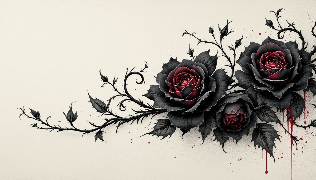 Satanic Roses Free Haunting Gothic Roses Image - Roses, Gothic, Black | Download at ...