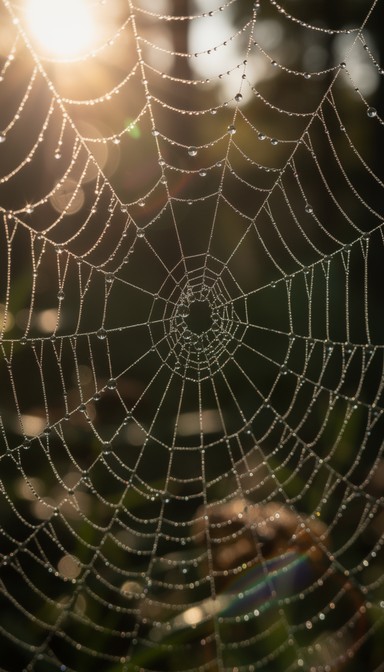 Outward Spider Web Free Nature's Jeweled Masterpiece Image - Spiderweb, Nature, Dewdrops ...