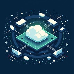 Free Cloud Data Orbit Image - Cloud, Data, Digital | Download at StockCake