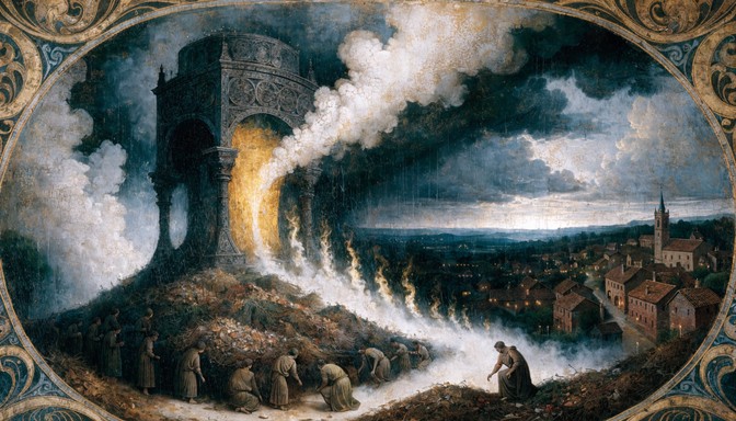 Earth Renaissance Style Free Waste Transforms Energy Image - Transformation, Waste, Energy ...