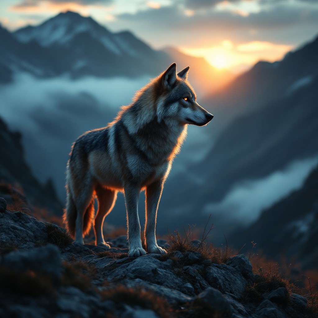 Free Majestic Mountain Wolf Image - Wolf, Canine, Predator | Download ...