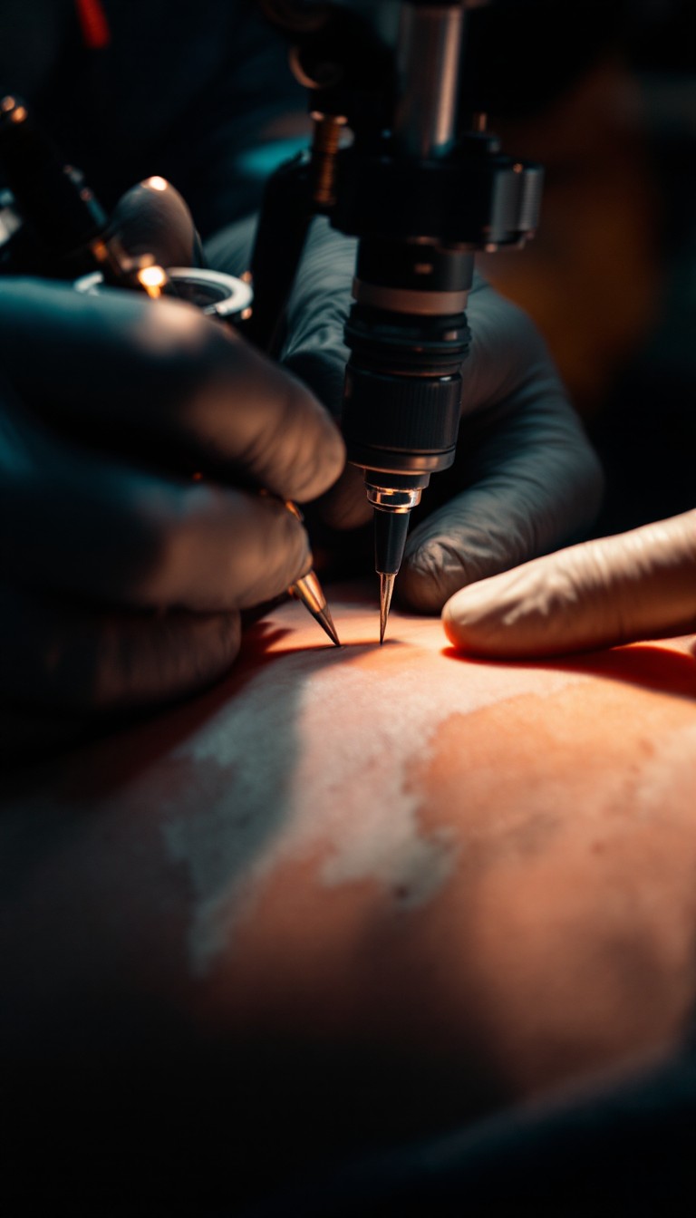 Skinand Ink Free Ink Meets Skin Image - Tattooing, Ink, Artist | Download at StockCake