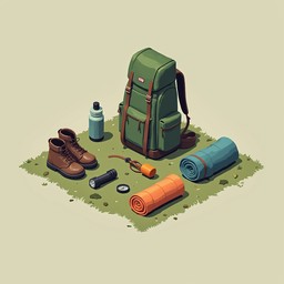 Backpacking Gear Visual Free Backpacking Gear Essentials Image - Backpacking, Hiking, Outdoors ...