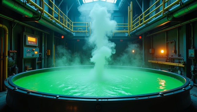 Free Steaming Chemical Tank Image | Download at StockCake