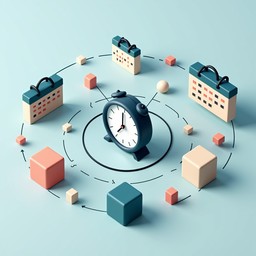 Time Management Visualization Free Time Management Hub Image - Clock, Calendar, Productivity ...