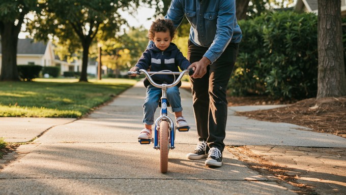 Free Learning To Ride Image - Bicycle, Learning, Child | Download at ...