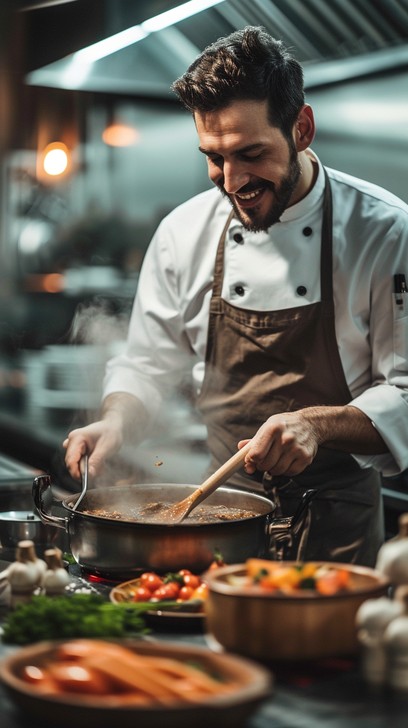 Free Chef Cooking Passionately Image - Chef, Cooking, Kitchen ...