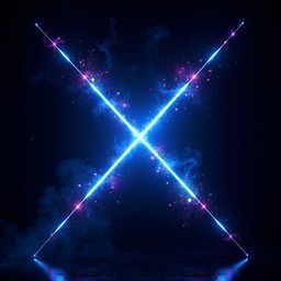 Free Neon X Void Image - Cyberpunk, Neon, X | Download at StockCake