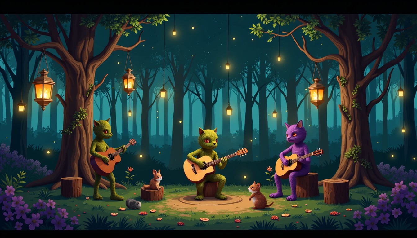 Free Enchanted Forest Concert Image - Forest, Midnight, Magical ...