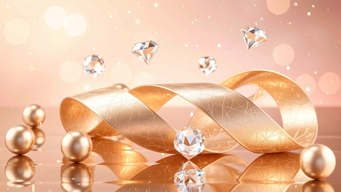 Free Golden Ribbon Elegance Image - Luxury, Elegant, Golden | Download ...