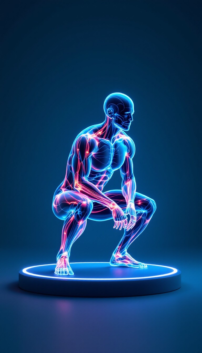 Photogenic Muscle Free Glowing Muscle Activation Image - Fitness, Anatomy, Squat ...