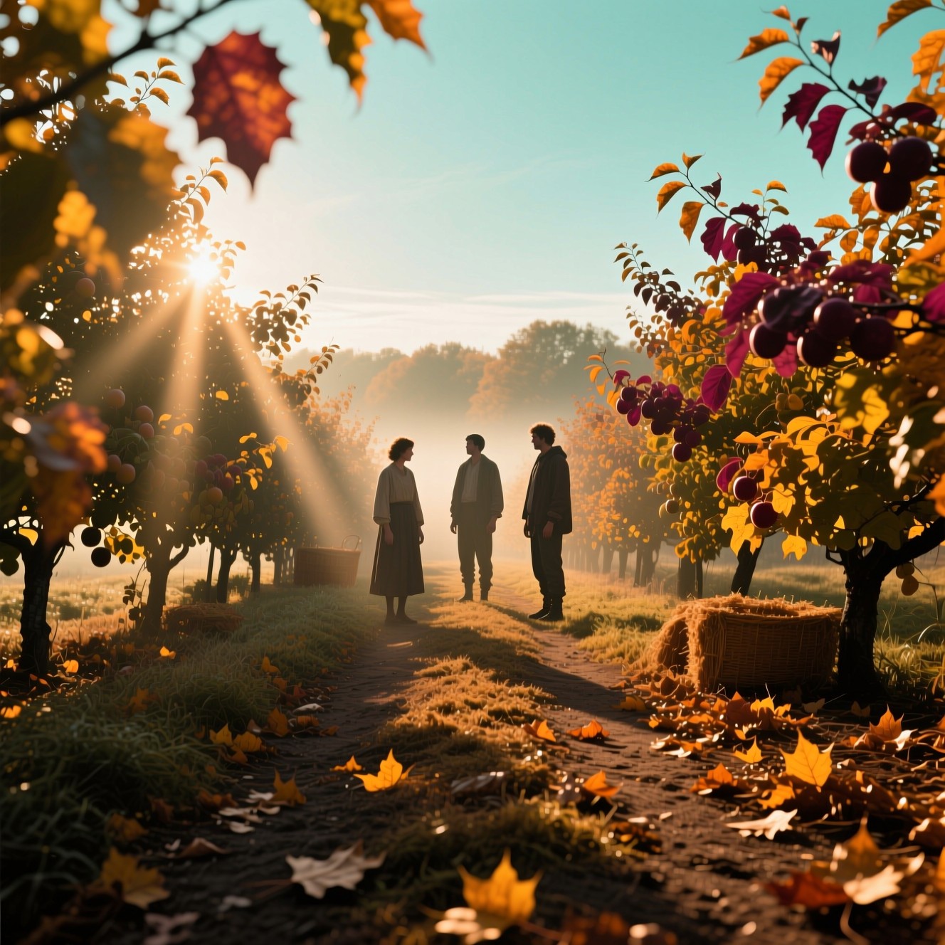 September Path Free Golden September Path Photo - Autumn, Fall, Orchard | Download at ...