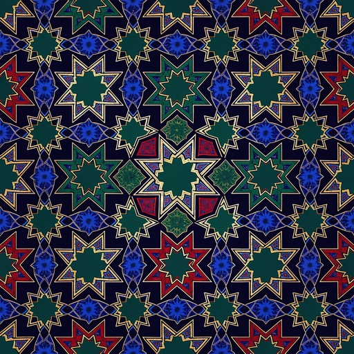 Tesselated Geometric Pattern Download Calming Islamic Star Pattern Stock Images for Free | StockCake