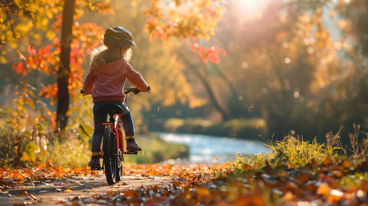 Free Autumn Cycling Adventure Image - Autumn, Cycling, Child | Download ...