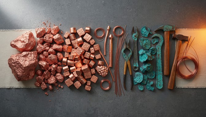 Free Copper Material Evolution Photo - Copper, Patina, Oxidation ...