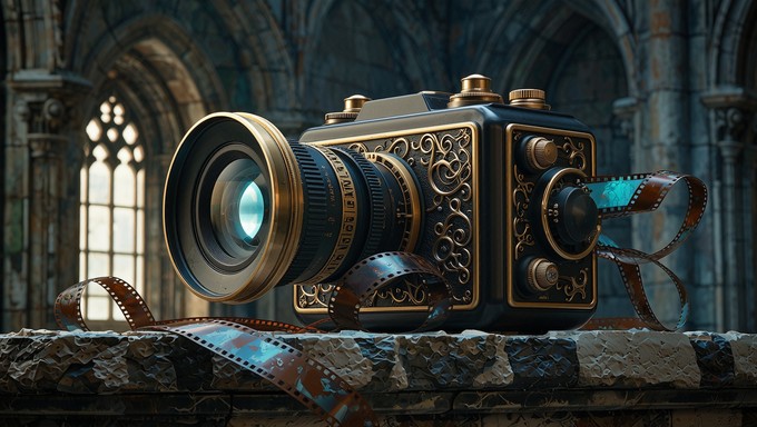 Free Gothic Lens Portal Image - Lens, Gothic, Brass | Download at StockCake