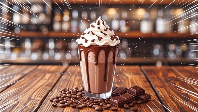 Free Chocolate Milkshake Illustration Image - Chocolate, Milkshake ...