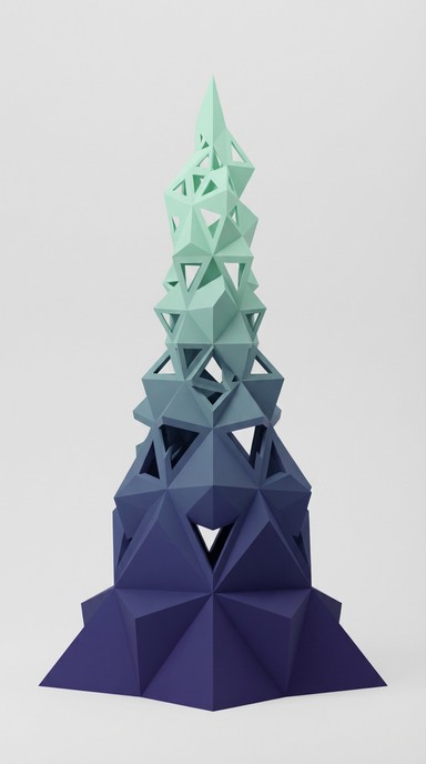 Free Geometric Tower Transformation Image - Geometric, Tower, 3d ...