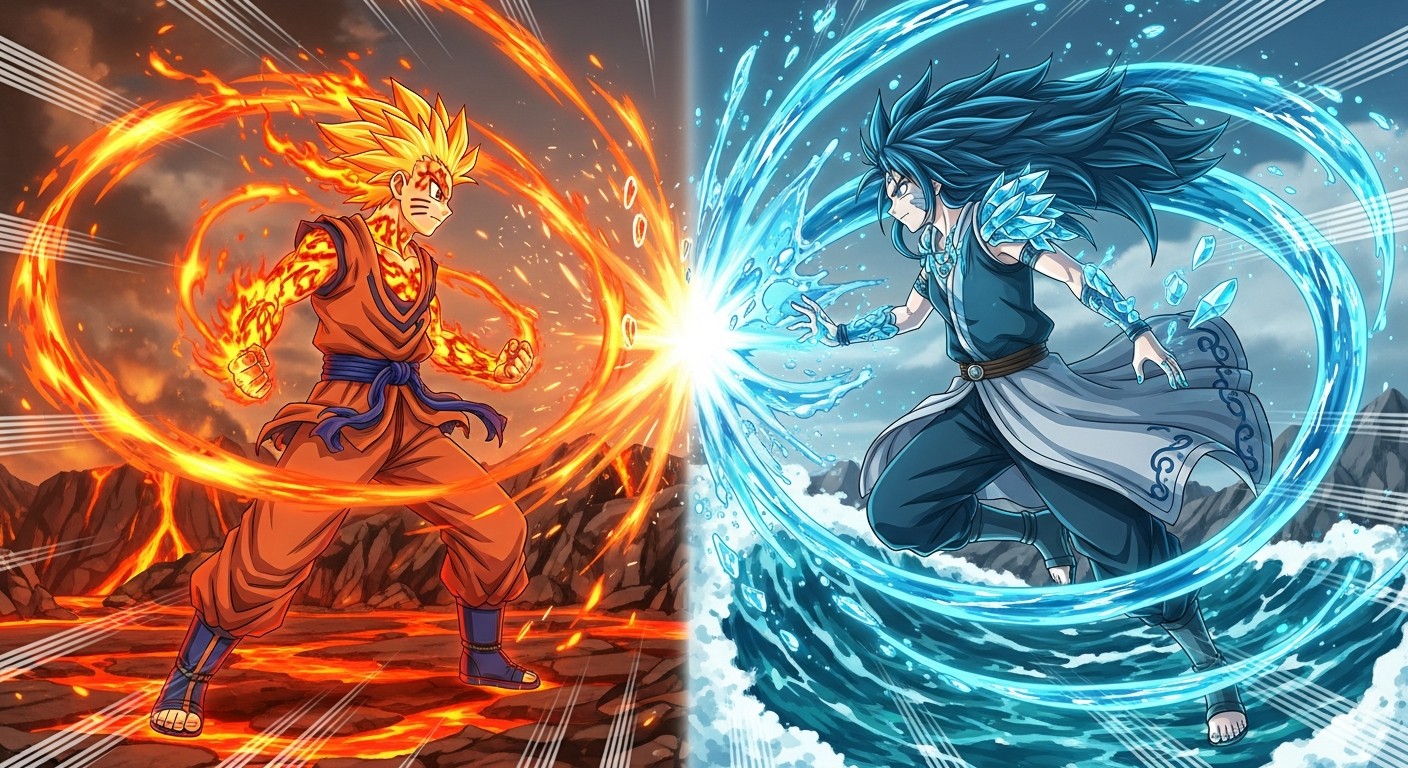 Ainme Rivals Spark Free Elemental Rivals Clash Photo - Anime, Manga, Fire | Download at ...