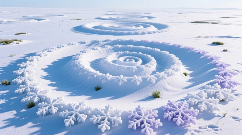 Snow Patterns Examples Free Snow Meets Volcano Image - Aerial, Winter, Snow | Download at ...