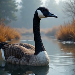 Free Majestic Goose Portrait Image - Goose, Waterfowl, Wildlife ...