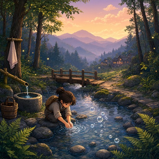Download Forest Spring Twilight Image - Pixelart, Illustration, Forest ...