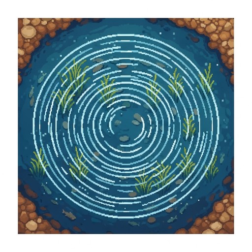 Free Circular Pixel Pool Image - Pixel, Art, Minimalist | Download at ...