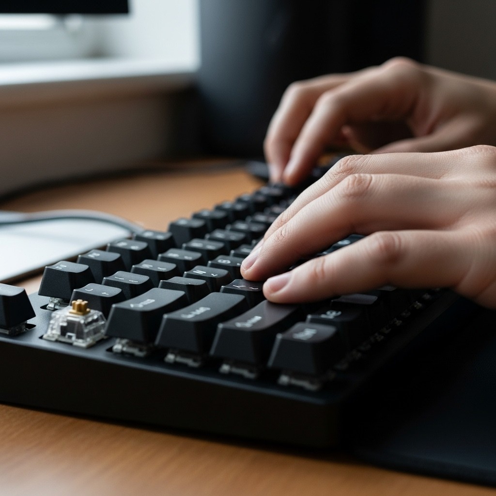 Keyboard Image With Using Details Free Keyboard Craftsmanship Detail Image - Keyboard, Mechanical, Typing ...